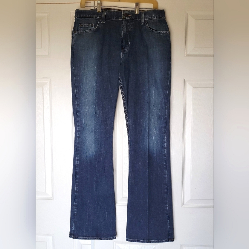 Old Navy Stretch Boot Cut Just Below Waist Jeans Size 12
